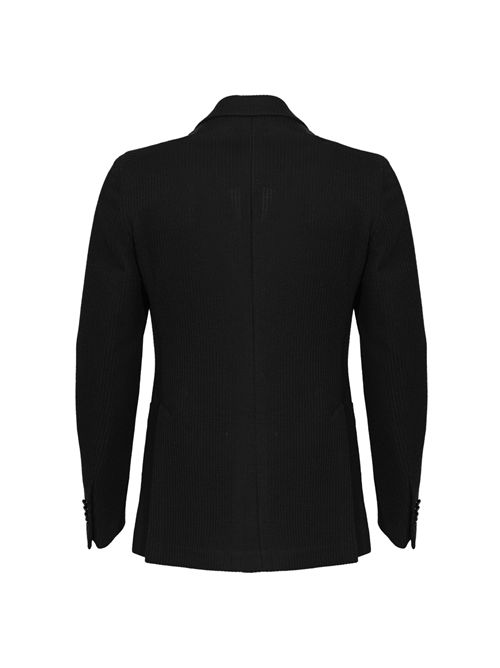 Giacca doppiopetto in misto lana Nero Tagliatore | 1SMJ20K 340260 N34552111